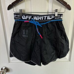 Off-White x Nike Black Running Shorts